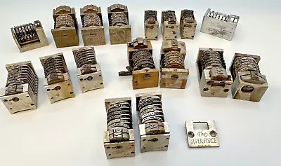 Lot Of 17 Vintage Letterpress Numbering Machine Parts • $23.50