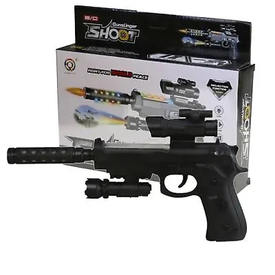 £10.99 • Buy Kids Special Forces Pistol Silencer Toy Gun Lights & Sounds Boys Army Soldier