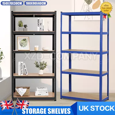 Heavy Duty Warehouse Racking Garage Shelving Storage Shelves Metal Shelf Unit • £9.49