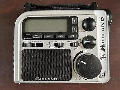 Midland ER102 Emergency Survival Radio Crank Power Weather Alert AM/FM Hazards • $20