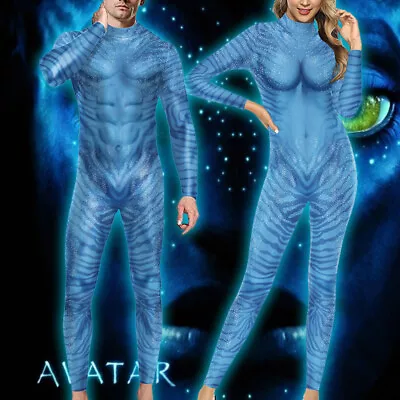 £11.99 • Buy Avatar2 The Way Of Water Jack Sully Jumpsuit Bodysuit Halloween Zentai Costumes