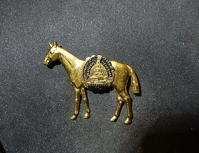 George Washington Masonic Monument Alexandria VA Horse Pin Medal • $14.50