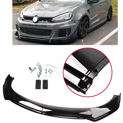 For VW For Golf GTI MK5 MK6 MK7 Front Bumper Lip Splitter Lower Spoiler Body Kit • $52.95