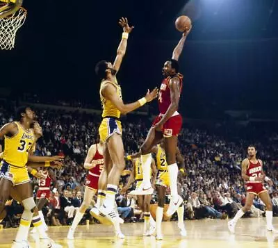 Moses Malone Vs Kareem Abdul-Jabbar 8x10 Picture Celebrity Print • $3.99