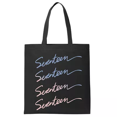 KPLUSPOP Seventeen SVT K-POP Logo Graphic Tote Shoulder Bag • $14.99