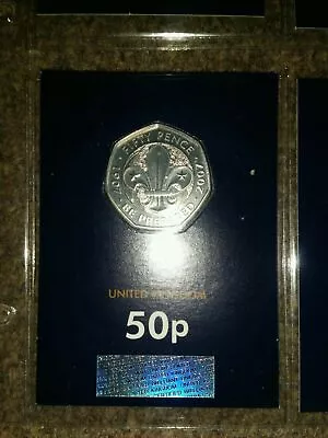 2019 Scouting 50p Coin CERTIFIED BUNC 50 Years Of The 50p Boy Scouts Be Prepared • £5.50