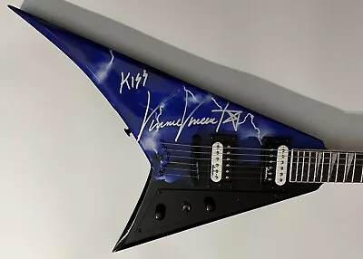 Vinnie Vincent Guitar KISS REAL Signed Autograph Jackson Guitar Creatures Themed • $3999.99