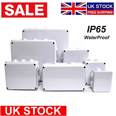 Ip65 Waterproof Junction Box Enclosure Terminal Electric Cable Connector Outdoor • £3.79