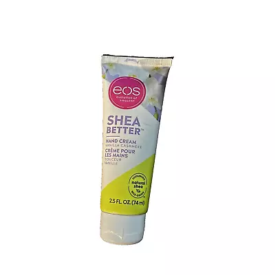 Eos Shea Better Hand Cream Vanilla Cashmere Shea Butter Hand Lotion 2.5 Oz • $7.99