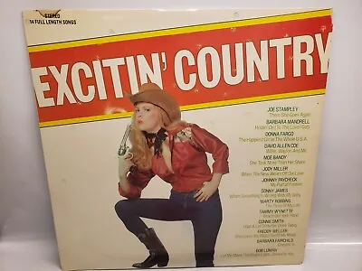 Excitin' Country Cowgirl Cheesecake Vinyl LP Music David A Coe Johnny Paycheck • $12.74