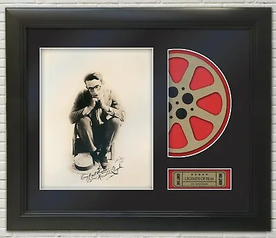Harold Lloyd Framed Reproduction Signature Photo Reel Display  • $149.95