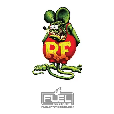 Rat Fink Vintage Automotive Premium Vinyl Decal - Multiple Sizes • $4.88