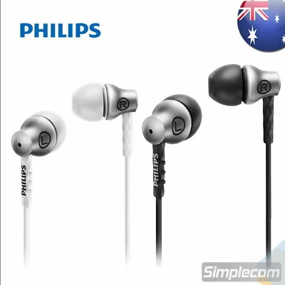 $9.95 • Buy PHILIPS SHE8100 In-ear Headphones Metal Bass Earphones Aluminum For MP3 Mobile