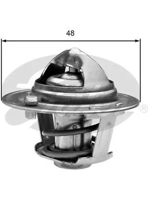 Gates Thermostat + Gaskets & Seals Fits Ford Fiesta 1.6 WPWQ I (TH25782G1) • $47.10