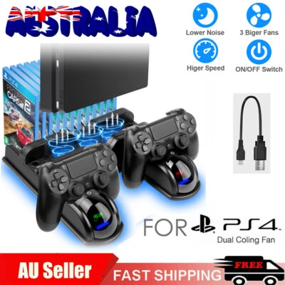 $25.99 • Buy Charger Dock Dual Stand Fast Charging Station For PS4/PS4 Pro / Slim Controller