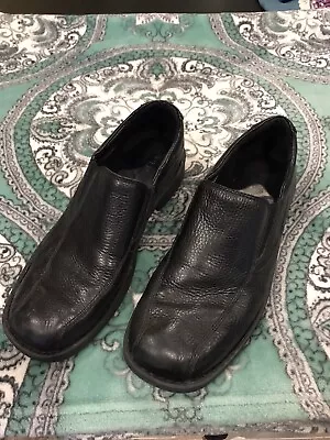 NEW Born MAXWELL Black Leather Loafers Slip On Shoes Men's 8 EU 41 • $29.50