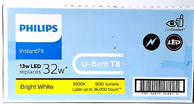 Philips 13w Led Replaces 32w U-Bent T8 • $44.97