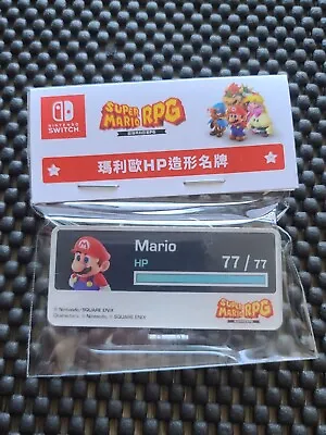 Nintendo Super Mario RPG HP Bar Hong Kong Preorder Bonus Rare Promo  SWITCH NES • $25