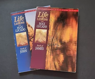 2 LOT: Life Lessons With Max Lucado James John Paperback NEW *604 • $4.85