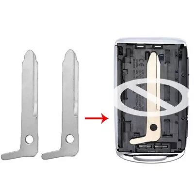 2xReplacement Uncut Emergency Key Blade For Mazda CX-3 CX-5 CX-9 3 6 MX-5 MIATA • $5.87