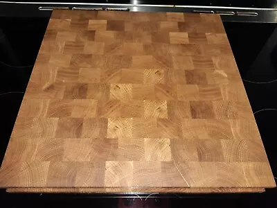 Butchers Block Solid Oak End Grain Chopping Board • £125