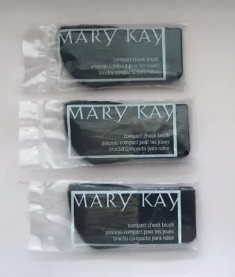 Lot Of 3 New In Sealed Package Mary Kay Compact Cheek Brush ~ Quick Ship • $10.95