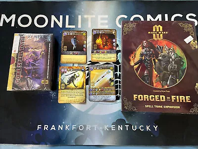 Mage Wars Bundle: Core Spell Tome 1 Forged In Fire AND All Four S1 OP Promos! • $35