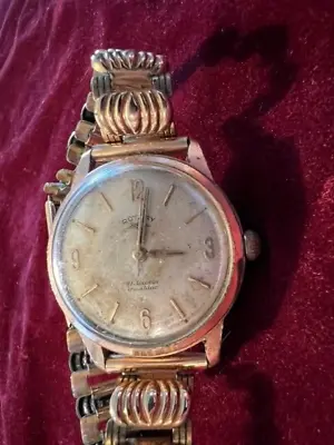 $75 • Buy  Rotary  Watch, RG.case And Band. 17 Jewel. Incabloc. 1960