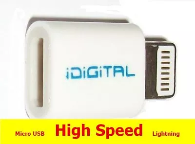 Micro USB To 8 Pin Light-ning Adapter For Apple IPhone 5 6 7 | Lot 1-10 • $9.38