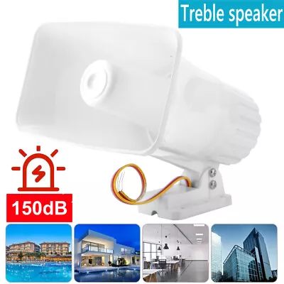 Outdoor Wired  Alarm Siren Horn For Home Security System 150dB Dual  12V • $35.42