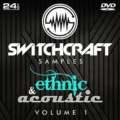 Ethnic & Acoustic Vol 1 - 24bit Wav Studio / Music Production Samples - Dvd • £4.99