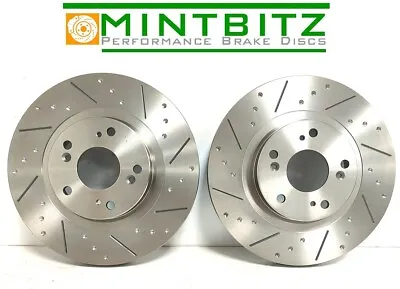 Mercedes-Benz 190/190E 2.5 16v Evolution Dimpled Grooved Brake Discs Rear • $1210.25