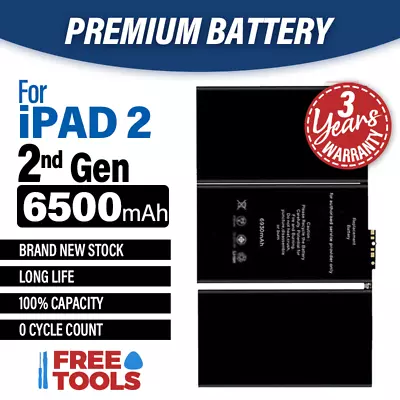 £13.72 • Buy NEW IPad 2 Genuine Replacement Battery 6500mAh  A1316 A1376 A1395 A1396 A1397 