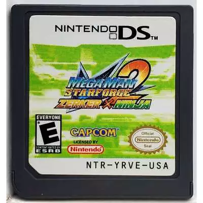 Mega Man Star Force 2 Zerker X Ninja - Nintendo DS Pristine Authentic NDS • $59.99