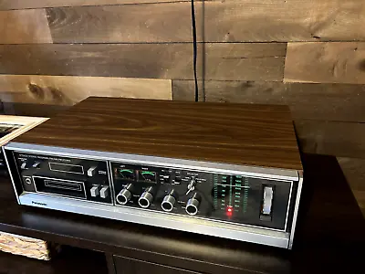 Panasonic RS-818S AM-FM Radio Stereo 8 Track Recorder Player With Speakers • $100