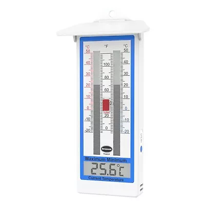 Digital Max Min Thermometer Garden Greenhouse Indoor Outdoor Brannan - 12/429/3 • £13.95