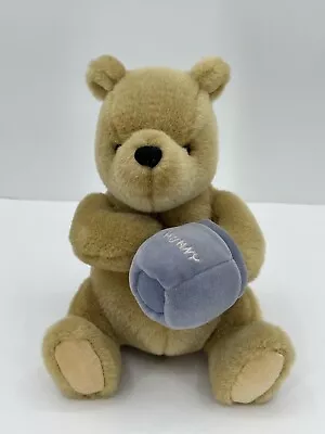 Gund Classic Pooh Plush 9  Musical Wind Up Toy Winnie The Pooh Stuffed Animal • $17.50