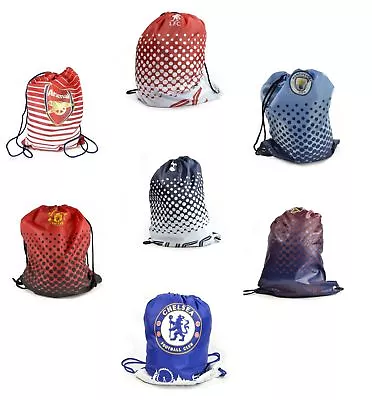 £11.95 • Buy Football Team Back To School Gym Kit Drawstring Bag PE Boys Fan Gift Official