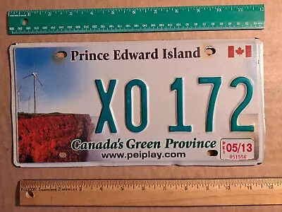 License Plate Canada Prince Edward Island Wind Turbines XO 172 • $16.79