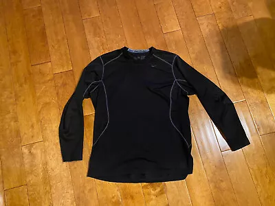 Nike Pro Combat Vapor Max Kobe Black Long Sleeve Football T Shirt Mamba • $19.95