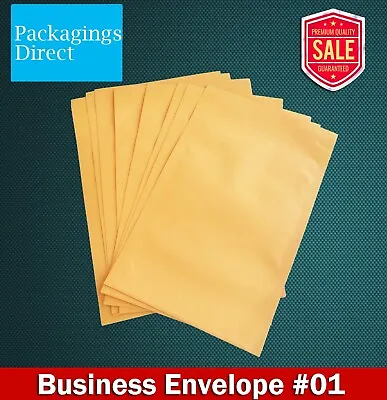 500x Premium Business C5 Envelope 01 Yellow 160 X 230mm Kraft Laminated Mailer • $48.95