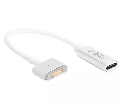 USB Type C To MagSafe2 Converter For Apple MacBook PD Charging Cable Cord • £6.99