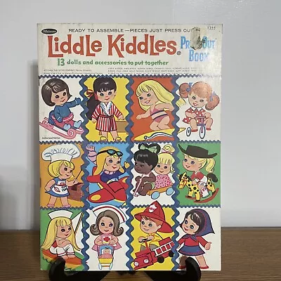 Vintage Liddle Kiddles PAPER DOLLS Press Out Book Whitman Mattel *UNCUT* • $44.99