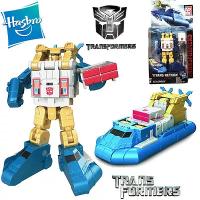 Hasbro Transformers Titans Return Legends Seaspray Boat Action Figures Robot Toy • $13.95