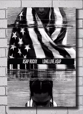 X-955 A$AP Rocky Asap Long Live Rap Artist Music 2020 Fabric Poster 40 24x36 • $7.50