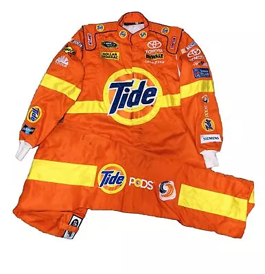 LRG 36W X 33L Nascar Pit Crew Firesuit SFI Racing TIDE PODS Kenseth JGR Toyota • $274.99