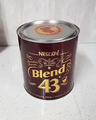 RARE Limited Edition Nescafe Blend 43 Celebrate 80 Years 1938-2018 Collecter Tin • $42.99