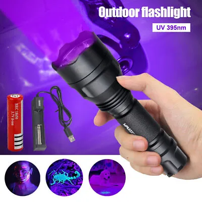 £7.99 • Buy 395nm UV Ultra Violet Flashlight Blacklight Light Inspection Lamp Torch Lamp UK