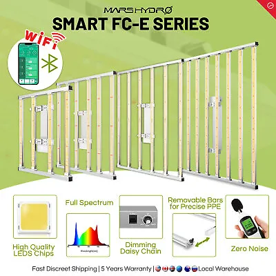 Mars Hydro Wifi FC-E3000 4800 6500 8000 Smart LED Grow Light Bars APP Control • $349.99