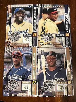 2002 MLB Showdown All Star Game Outfielder Lot Of 4 Guerrero Andruw Hunter • $7.99